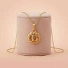 22k gold pendant, gold letter d pendant, alphabet pendant gold, initial pendant necklace, personalized gold jewellery, women gold pendant, trendy gold pendant, stylish alphabet necklace, daily wear gold jewellery, gold pendant for girls, luxury gold pendant, elegant gold necklace