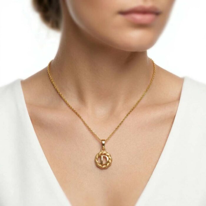 101-25H5441-b 22k gold pendant, gold letter d pendant, alphabet pendant gold, initial pendant necklace, personalized gold jewellery, women gold pendant, trendy gold pendant, stylish alphabet necklace, daily wear gold jewellery, gold pendant for girls, luxury gold pendant, elegant gold necklace