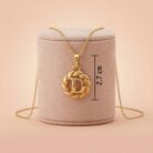 22k gold pendant, gold letter d pendant, alphabet pendant gold, initial pendant necklace, personalized gold jewellery, women gold pendant, trendy gold pendant, stylish alphabet necklace, daily wear gold jewellery, gold pendant for girls, luxury gold pendant, elegant gold necklace