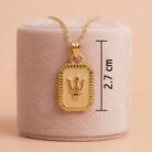 22k gold pendant, crown gold pendant, royal gold pendant, trendy gold pendant, lightweight gold pendant, stylish gold pendant for women, gold pendant for men, rectangle gold pendant, daily wear gold pendant, luxury gold pendant, elegant gold jewellery, gold pendant online,