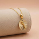 22k gold pendant, 916 gold pendant, leopard gold pendant, animal design pendant, ladies gold pendant, trendy gold pendant, stylish gold pendant, designer gold pendant, lightweight gold pendant, oval gold pendant, women pendant collection, unique gold jewelry, fashion gold pendant, gold necklace pendant, premium gold pendant, hallmark gol