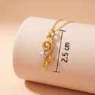 22k gold pendant, floral gold pendant, leaf design gold pendant, flower gold pendant, women gold pendant, lightweight gold pendant, designer gold pendant, trendy gold pendant, gold pendant for women, fancy gold pendant, modern gold pendant, nature inspired pendant, elegant gold jewellery,