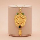 22k gold pendant, peacock gold pendant, traditional gold pendant, ladies gold pendant, south indian pendant design, handmade gold pendant, antique gold pendant, peacock jewellery, bridal gold pendant, designer pendant, ovj jewels, gold pendant for women