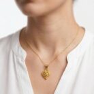 22k gold pendant, heart gold pendant, ladies gold pendant design, stylish gold pendant, designer heart pendant, lightweight gold pendant, daily wear gold pendant, fancy gold pendant, traditional gold pendant, modern gold pendant, women gold jewellery, gold heart locket, trendy gold pendant design, ovjjewels, 22k