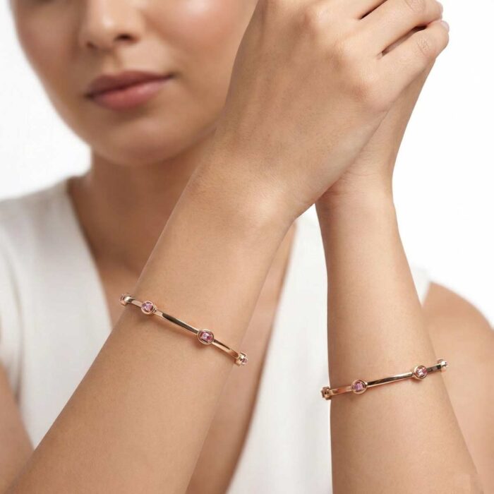 123-(1) 18k gold bangles, minimalist gold bangles, ruby gold bangles, everyday wear bangles.