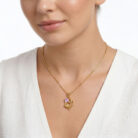 22k gold heart pendant, gold love pendant, double heart pendant, ladies gold pendant, women gold pendant, heart shape gold pendant, stylish gold pendant, lightweight gold pendant, pink enamel gold pendant, trendy gold jewelry, gold pendant for girls, romantic gold pendant, daily wear gold pendant, designer gold pendant, hallmark gold pendant, cute gold pendant,